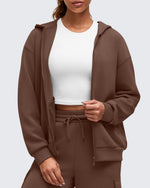G4Free - Smoofit Modal Soft Full Zip Hoodies Jackets -GF25M527AA-S