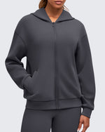 G4Free - Smoofit Modal Soft Full Zip Hoodies Jackets -GF25M527AA-S