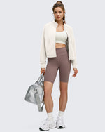 G4Free - Smoofit Modal Zip Up Mock Neck Pockets Sweatshirts -GF25M551AF-XS