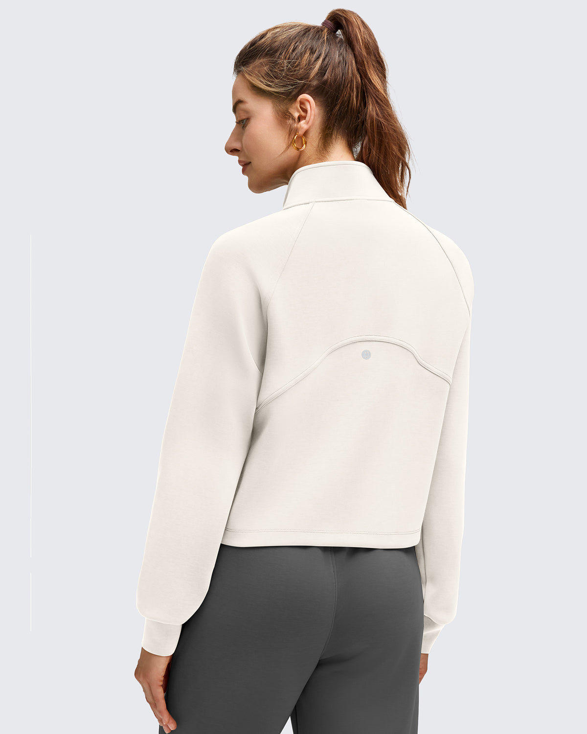 G4Free - Smoofit Modal Zip Up Mock Neck Pockets Sweatshirts -GF25M551AF-XS