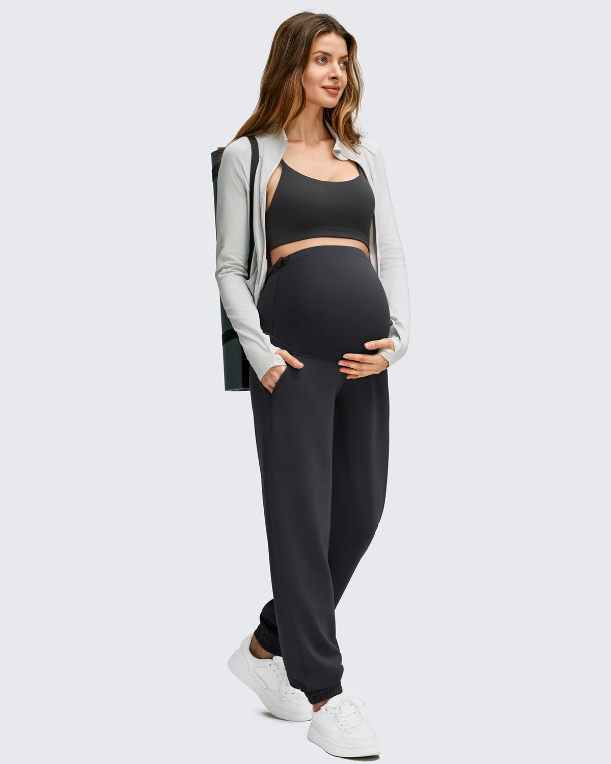G4Free - Smoofit Pockets Over The Belly Jogger Sweatpants -GF25DY625AF-XS