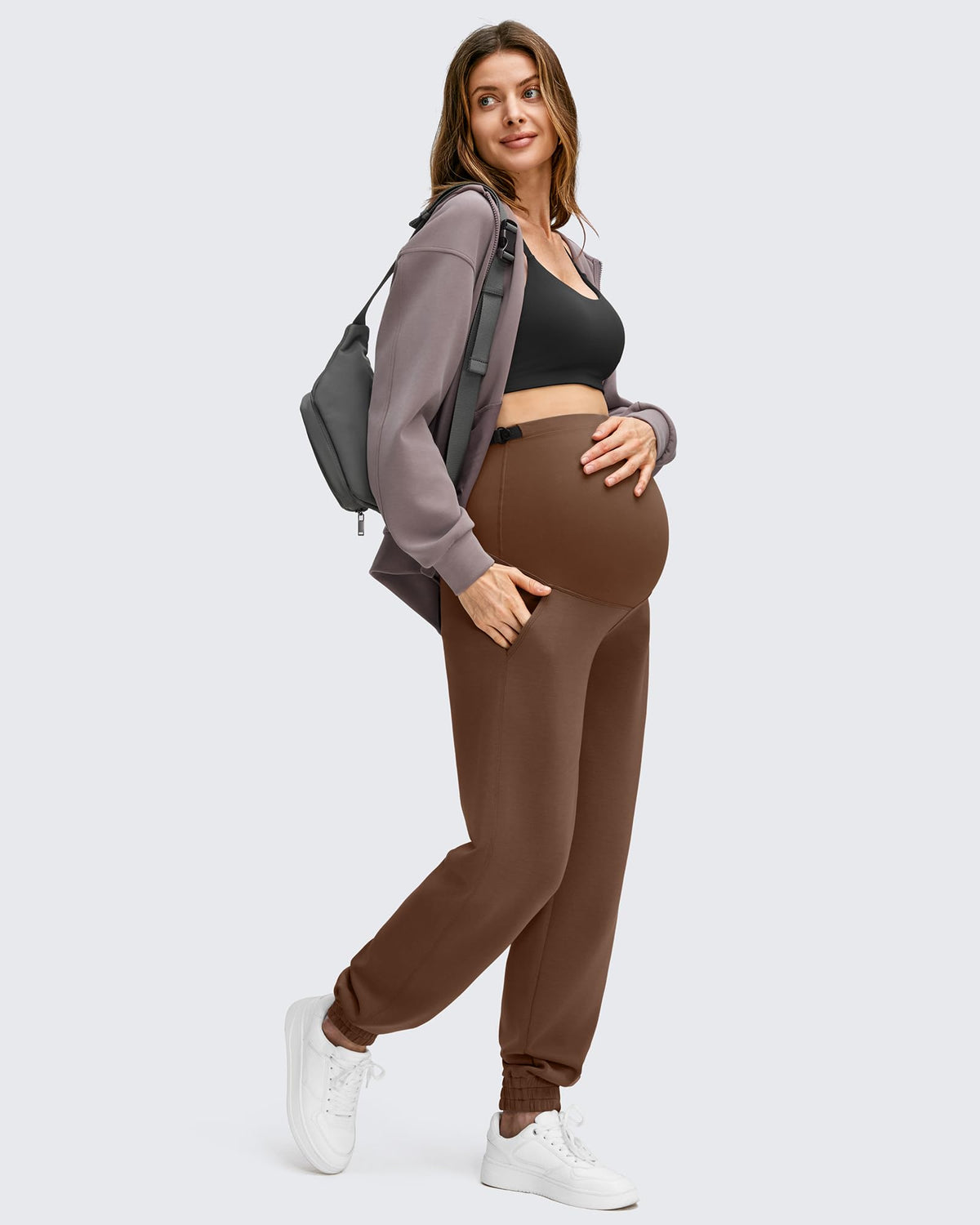 G4Free - Smoofit Pockets Over The Belly Jogger Sweatpants -GF25DY625AF-XS