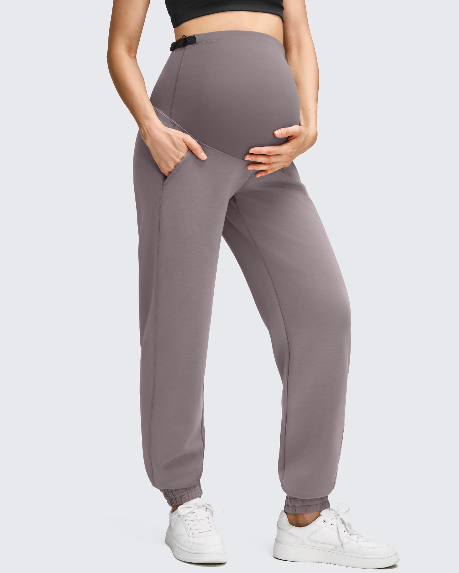 G4Free - Smoofit Pockets Over The Belly Jogger Sweatpants -GF25DY625DF-XS