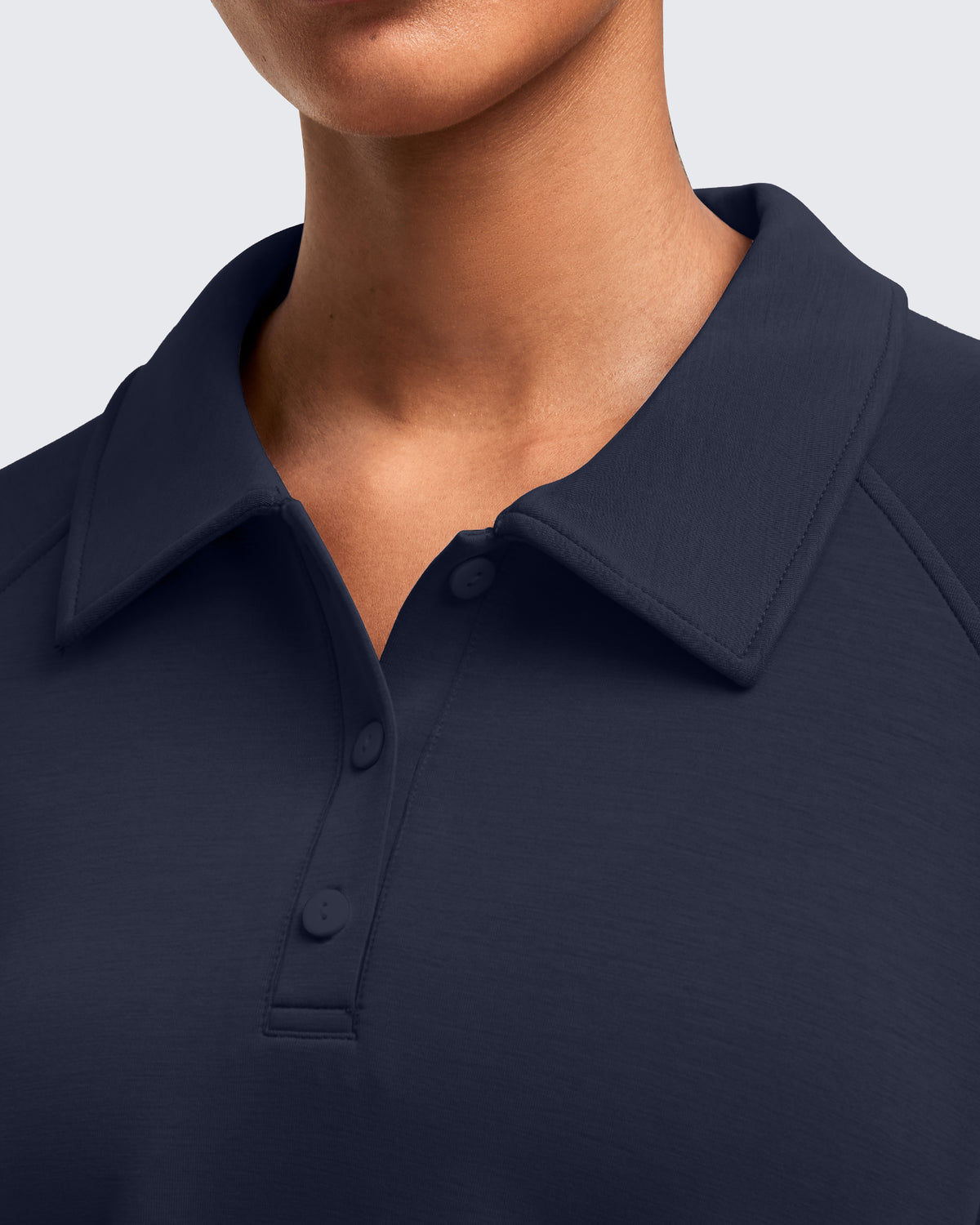 G4Free - Smoofit Polo Pullover Button Up Sweatshirts -GF25F540FF-XS
