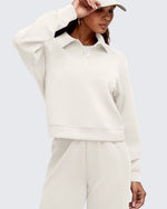 G4Free - Smoofit Polo Pullover Button Up Sweatshirts -GF25F540FF-XS