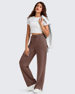 G4Free - Smoofit Side Slit Drawstring Loose Sweatpants -GF25J491AA-S