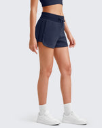 G4Free - Smoofit Side Slit Drawstring Sweat Shorts -GF25E341AA-S-GF25E341AB-M-GF25E341AC-L-GF25E341AD-XL-GF25E341AE-XXL