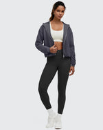 G4Free - Smoofit Two-Way Full Zip Modal Hoodie Jackets -GF25M536AA-S