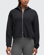 G4Free - Smoofit Two-Way Full Zip Modal Hoodie Jackets -GF25M536AA-S