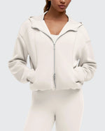 G4Free - Smoofit Two-Way Full Zip Modal Hoodie Jackets -GF25M536AA-S