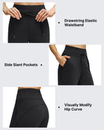 G4Free - Smoofit Wide Leg Drawstring Double Layer Waist Pants -GF25J590AA-S