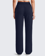 G4Free - Smoofit Wide Leg Elastic Drawstring Sweatpants -GF25J440AF-XS