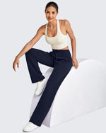 G4Free - Smoofit Wide Leg Elastic Drawstring Sweatpants -GF25J440AF-XS