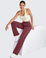 G4Free - Smoofit Wide Leg Elastic Drawstring Sweatpants -GF25J440AF-XS