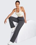 G4Free - Smoofit Wide Leg Elastic Drawstring Sweatpants -GF25J440AF-XS