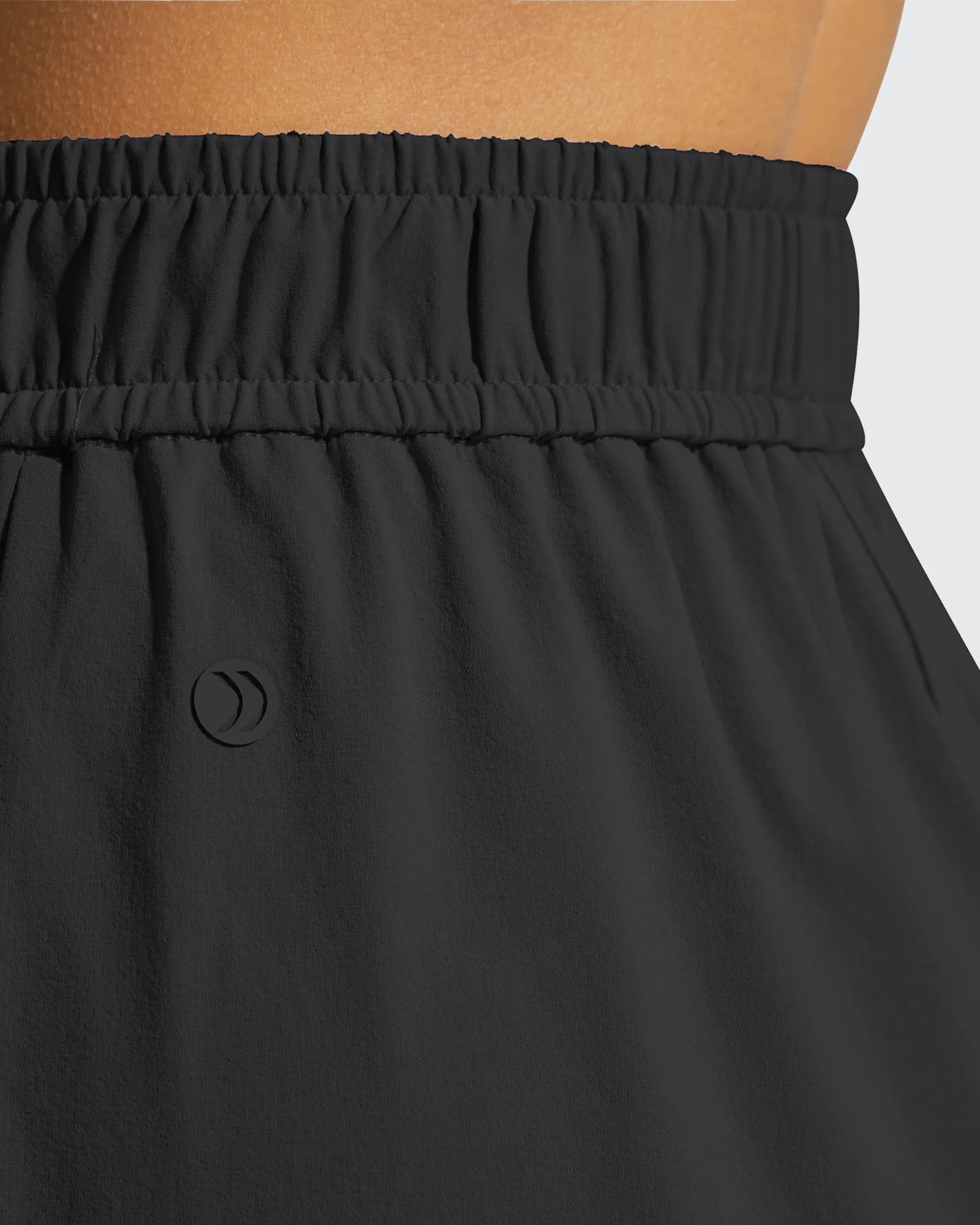 G4Free - Strowen Elastic Waist Wide Leg A Line Shorts 4'' -GF26E818A001F-XS