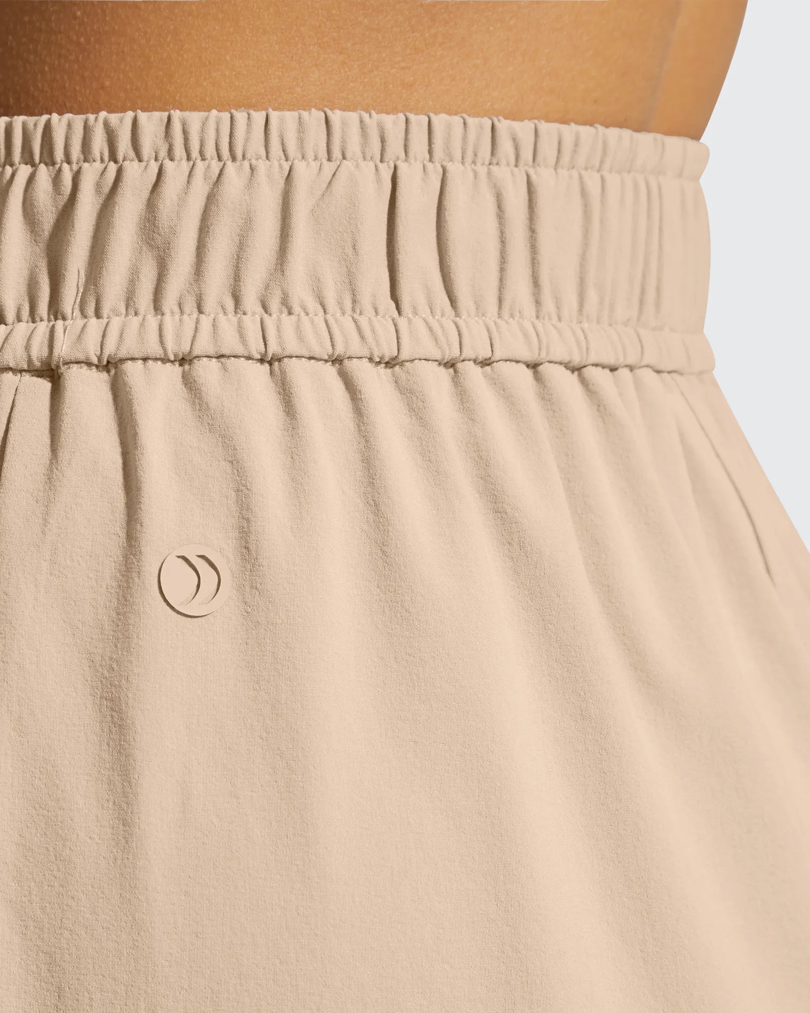 G4Free - Strowen Elastic Waist Wide Leg A Line Shorts 4'' -GF26E818A001F-XS