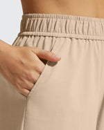 G4Free - Strowen Elastic Waist Wide Leg A Line Shorts 4'' -GF26E818A001F-XS