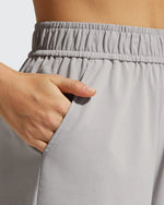 G4Free - Strowen Elastic Waist Wide Leg A Line Shorts 4'' -GF26E818A001F-XS