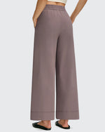 G4Free - Strowen Lightweight Ankle Splits Wide Leg Ankle Pants -GF25J608AA-S