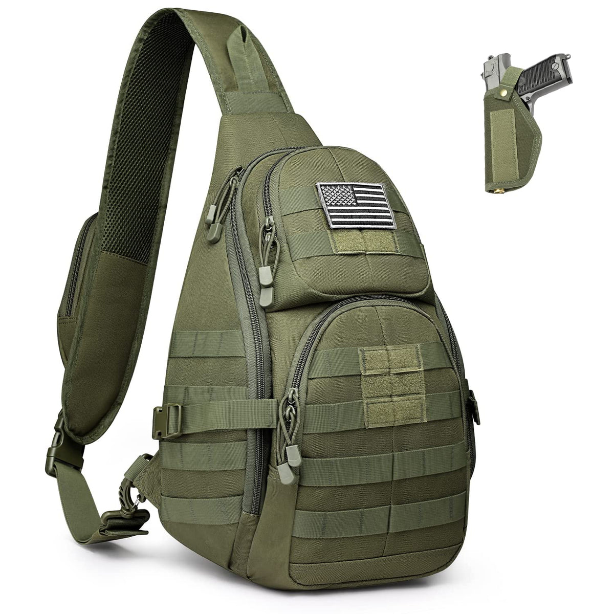 G4Free - Tactical CCW Sling Bag for Men with Holster -D02V760C