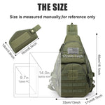 G4Free - Tactical CCW Sling Bag for Men with Holster -D02V760D