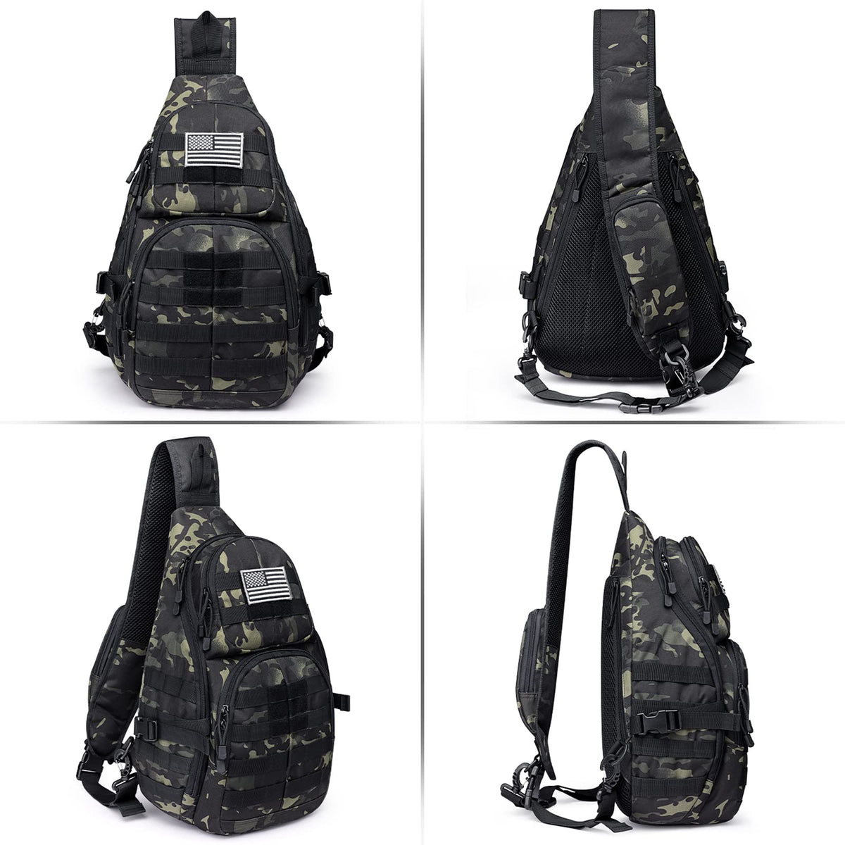 G4Free - Tactical CCW Sling Bag for Men with Holster -D02V760D