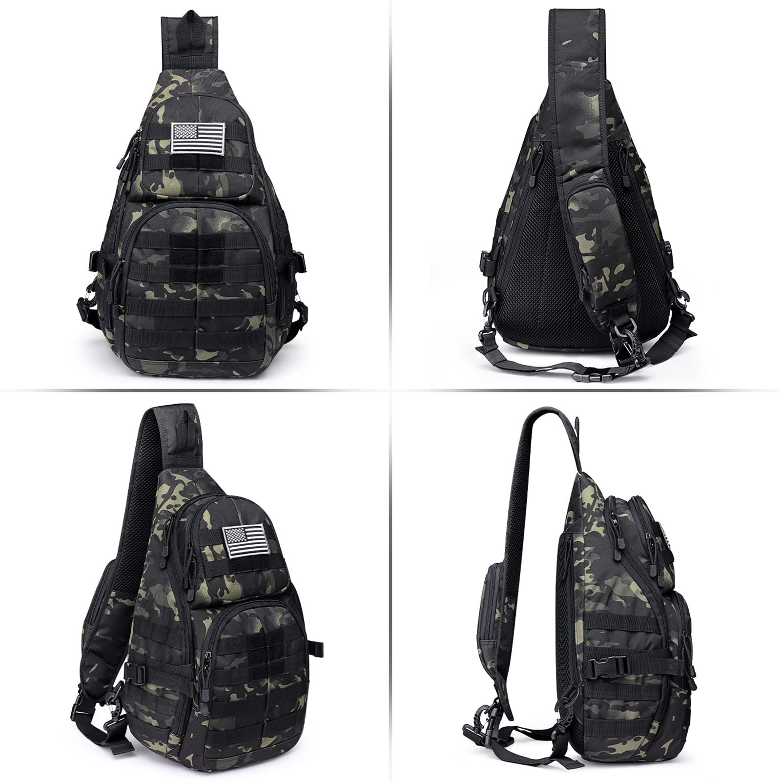 G4Free - Tactical CCW Sling Bag for Men with Holster -D02V760D