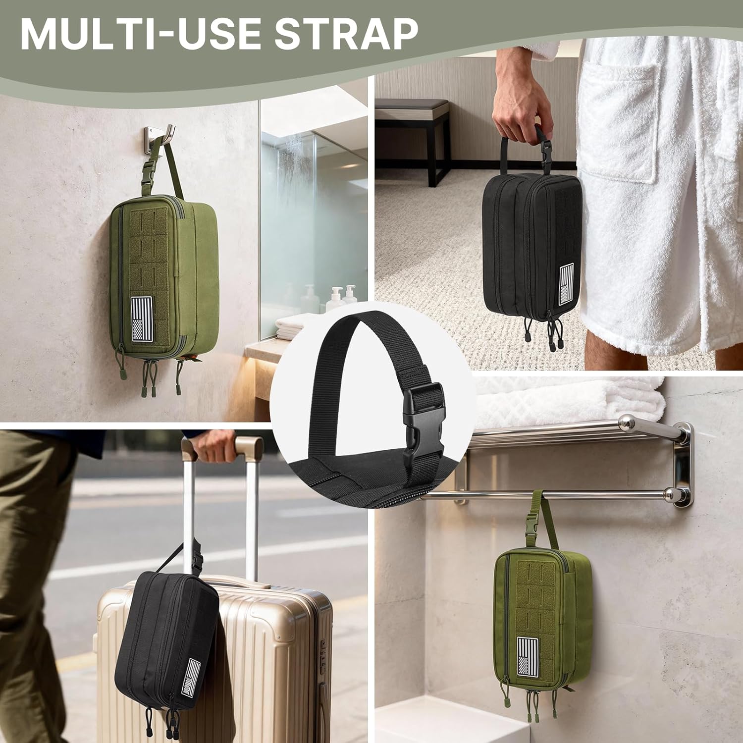 G4Free - Toiletry Bag for Men, Travel Toiletry Organizer -TN25B600A