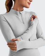 G4Free - UPF 50+ Half Zip Sun Maternity Shirts -GF25BY464BF-XS