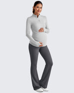 G4Free - UPF 50+ Half Zip Sun Maternity Shirts -GF25BY464BF-XS