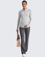 G4Free - UPF 50+ Half Zip Sun Maternity Shirts -GF25BY464BF-XS