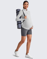 G4Free - UPF 50+ Half Zip Sun Maternity Shirts -GF25BY464BF-XS