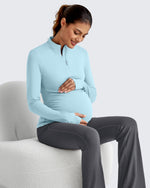 G4Free - UPF 50+ Half Zip Sun Maternity Shirts -GF25BY464BF-XS