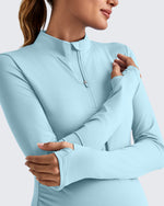G4Free - UPF 50+ Half Zip Sun Maternity Shirts -GF25BY464BF-XS