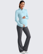 G4Free - UPF 50+ Half Zip Sun Maternity Shirts -GF25BY464BF-XS