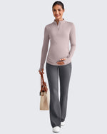 G4Free - UPF 50+ Half Zip Sun Maternity Shirts -GF25BY464BF-XS