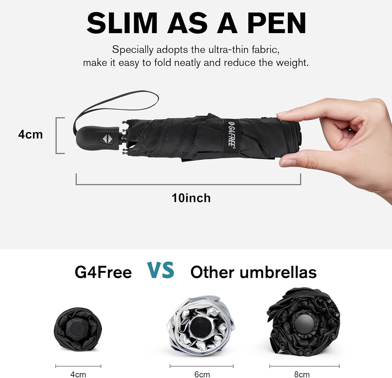 G4Free - UPF 50+ Ultralight Mini Umbrella Auto Open/Close -TN23A263J