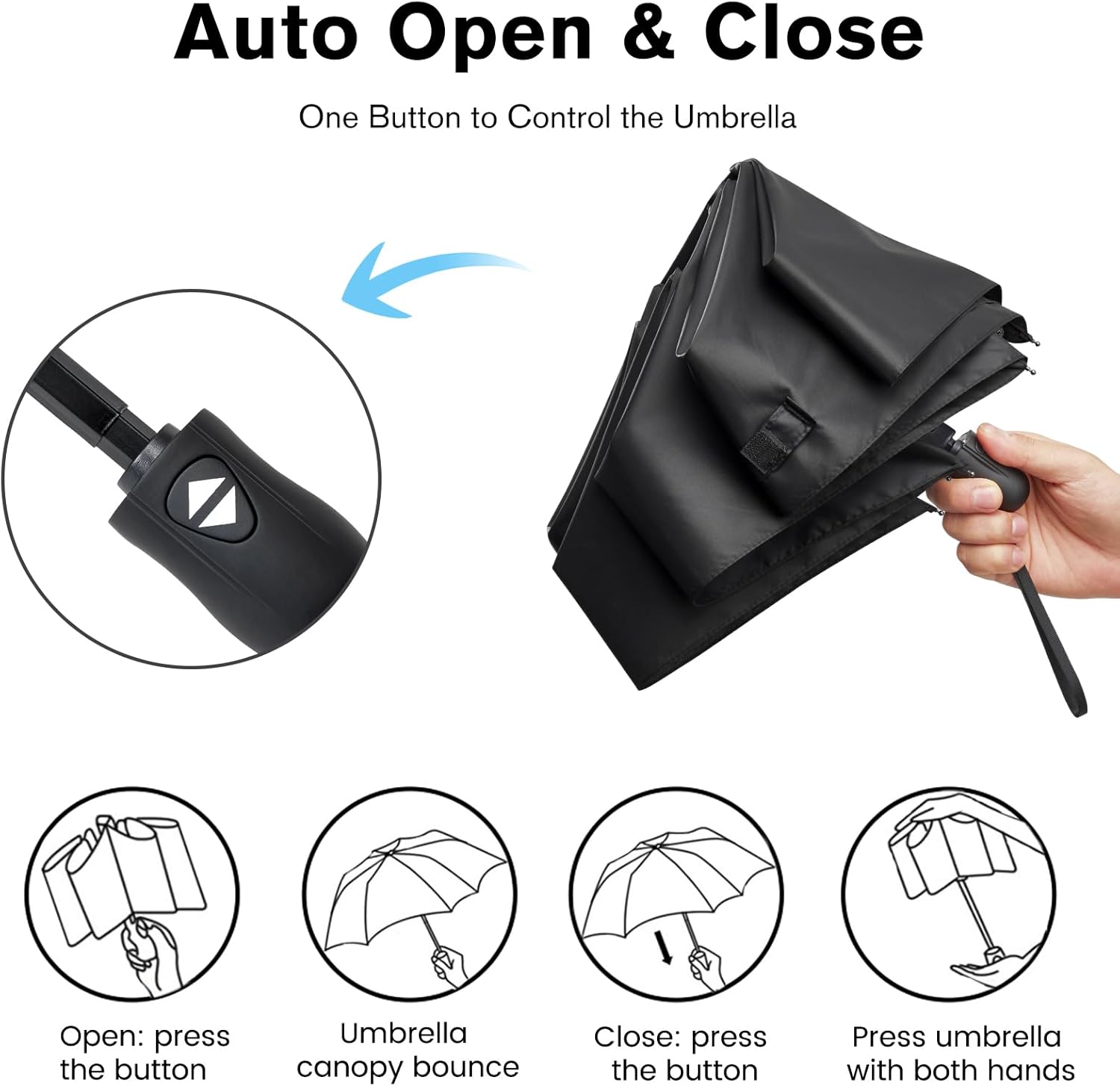 G4Free - UPF 50+ Ultralight Mini Umbrella Auto Open/Close -TN23A263J