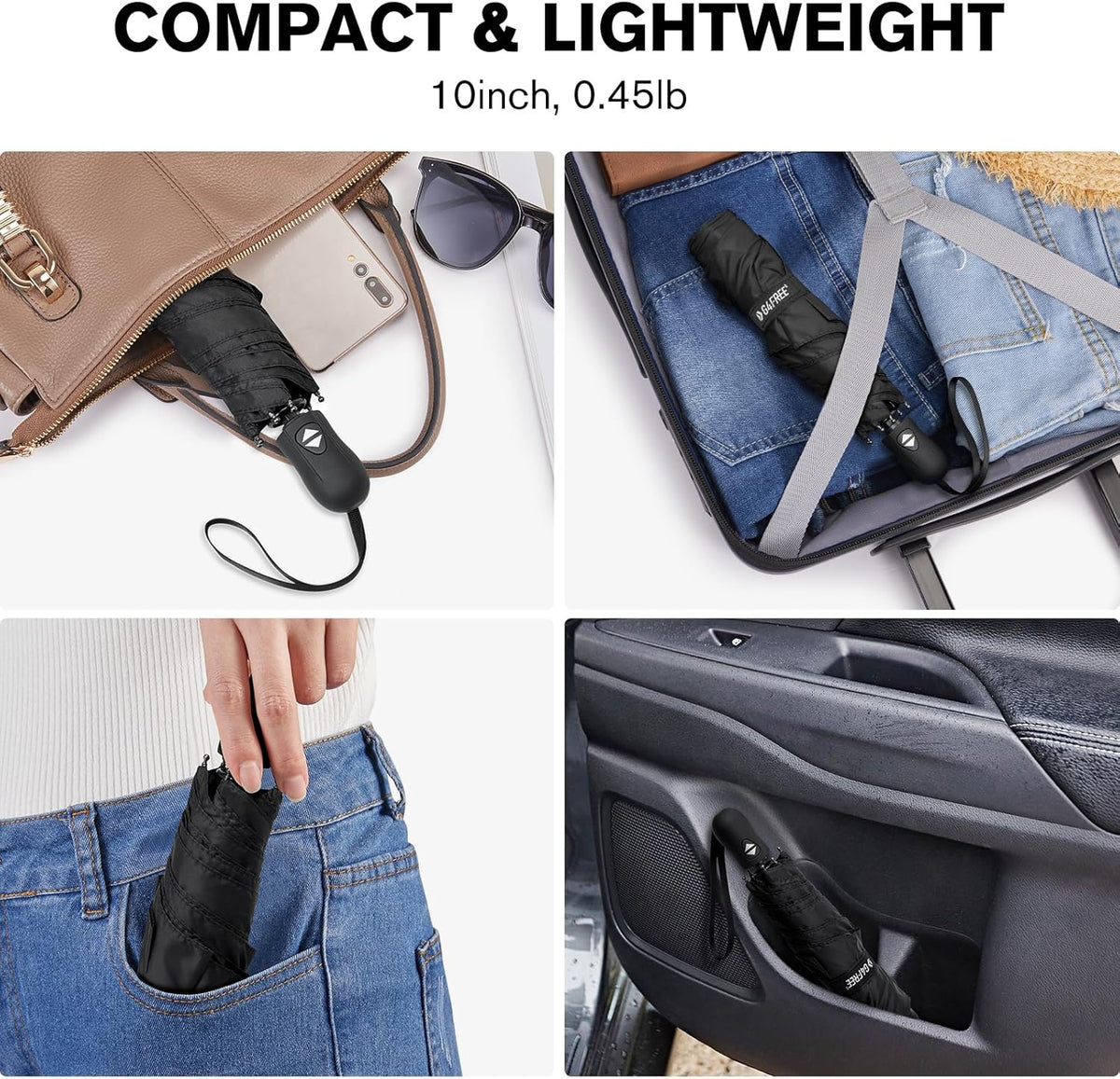 G4Free - UPF 50+ Ultralight Mini Umbrella Auto Open/Close -TN23A263J