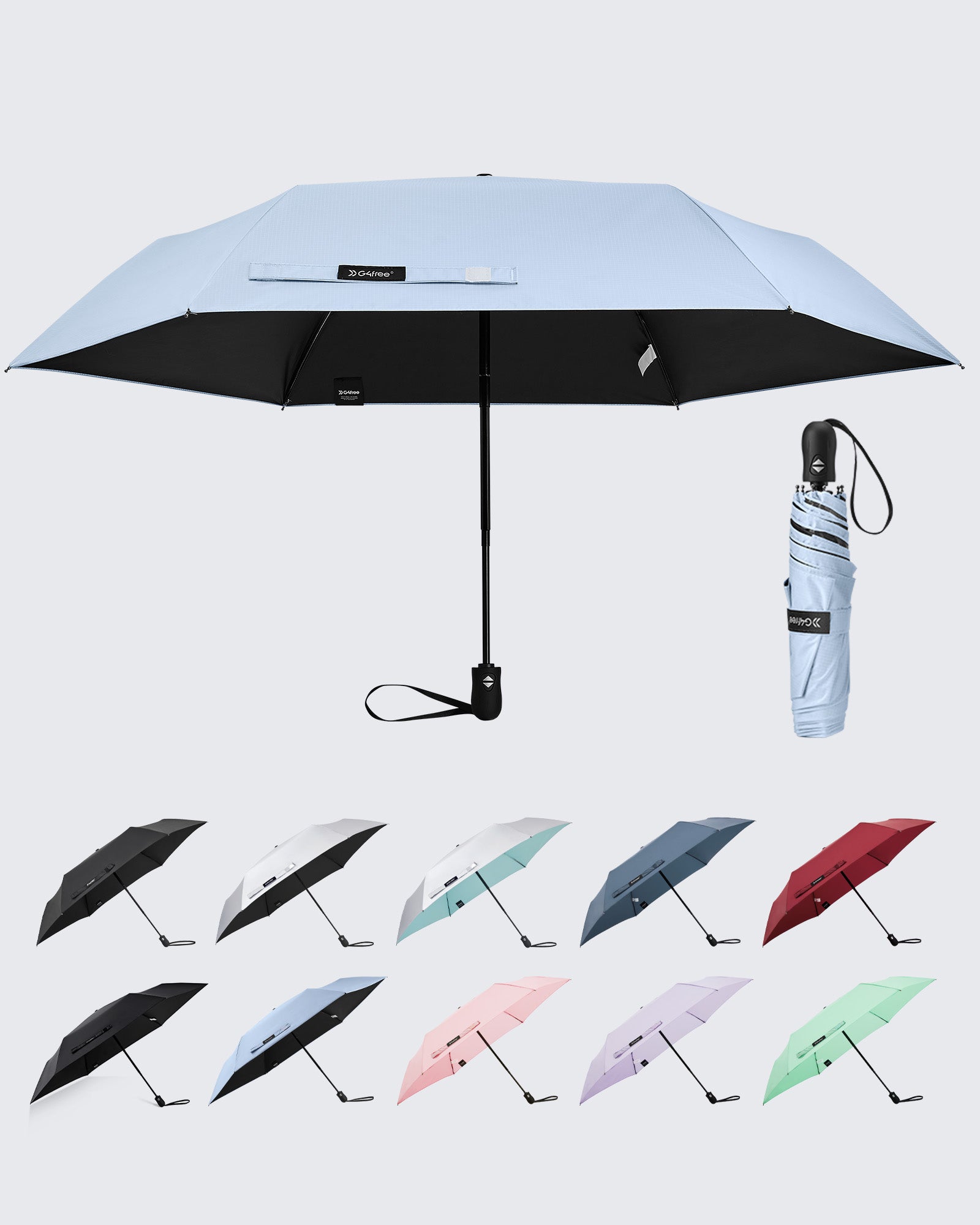 G4Free - UPF 50+ Ultralight Mini Umbrella Auto Open/Close -TN23A263J