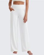 G4Free - Wide Leg Pants Woman Yoga Pants with Pockets Petite -PM23D151AA-S