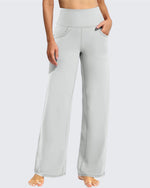 G4Free - Wide Leg Pants Woman Yoga Pants with Pockets Petite -PM23D151AA-S
