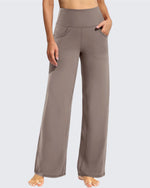 G4Free - Wide Leg Pants Woman Yoga Pants with Pockets Petite -PM23D151AA-S