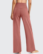 G4Free - Wide Leg Pants Woman Yoga Pants with Pockets Regular -PM20D06AG-XS