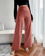 G4Free - Wide Leg Pants Woman Yoga Pants with Pockets Regular -PM20D06AG-XS