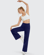 G4Free - Wide Leg Pants Woman Yoga Pants with Pockets Regular -PM20D06AG-XS