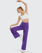G4Free - Wide Leg Pants Woman Yoga Pants with Pockets Regular -PM20D06AG-XS