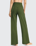 G4Free - Wide Leg Pants Woman Yoga Pants with Pockets Tall -PM23D152AA-S