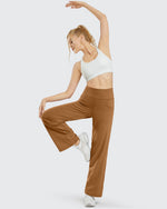 G4Free - Wide Leg Pants Woman Yoga Pants with Pockets Tall -PM23D152AA-S